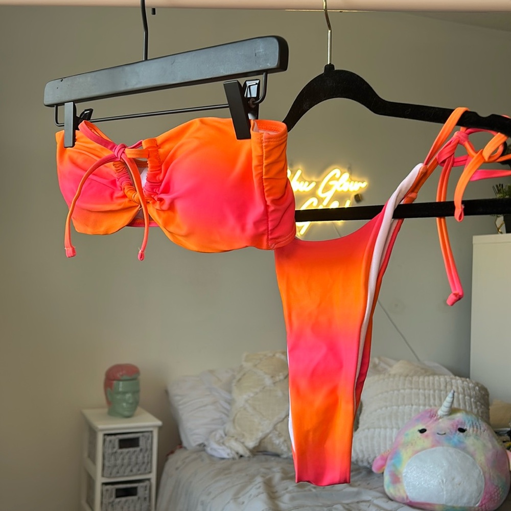 Sunset two piece bathing suit